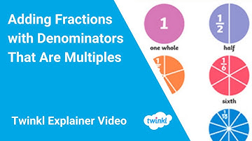 How to Add Fractions with Denominators That Are Multiples