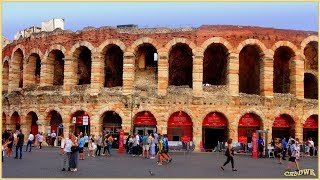 Antike ARENA - VERONA ; PIAZZA BRA,  Opern- Festival seit 1913