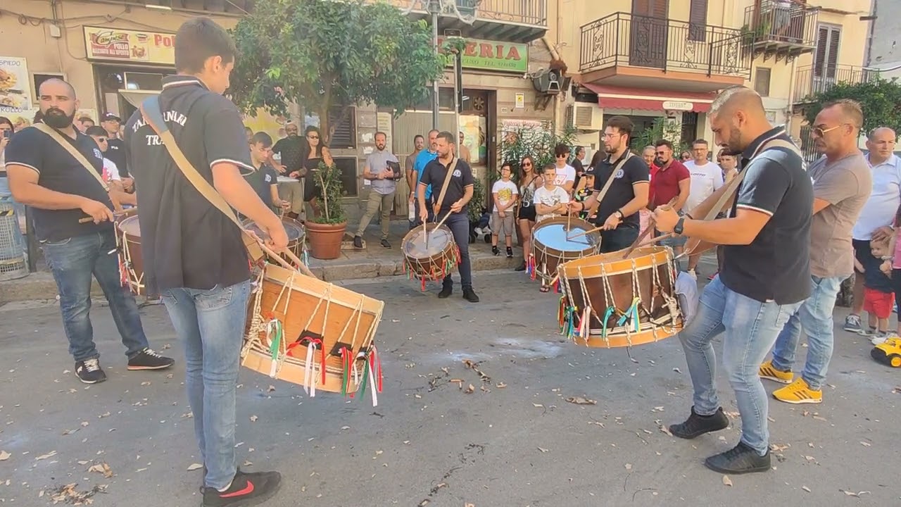 TAMBURINARI DI TRABIA. Festività SS CROCIFISSO 2022