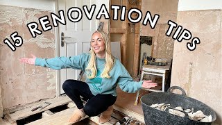 15 TIPS TO SURVIVE A RENOVATION! TIPS FOR RENOVATING + LIVING IN IT | Emily Norris