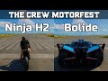 The Crew Motorfest - Kawasaki Ninja H2 vs Bugatti Bolide - Drag Race