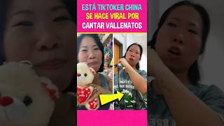 Esta Tiktoker China se hace viral por cantar vallenato