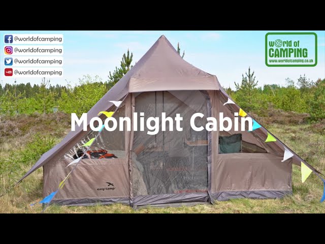 Easy Camp Moonlight Cabin Tent - YouTube