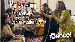 Dance performance # love story # wedding function at home #weddingdance #performance #wedding #dance