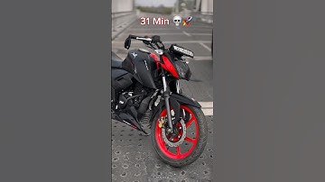 55 km in Just 23 Minutes Apache rtr 160 4v Special Edition #apachee #apachertr160