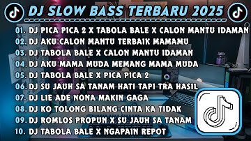 DJ SLOWBASS TERBARU 2025 🎧 DJ PICA PICA 2 X TABOLA BALE X CALON MANTU IDAMAN 🎵 DJ AKU CALON MANTU