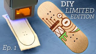 Making Limited Edition Fingerboard Decks, ep. 01 - Shaping the Decks