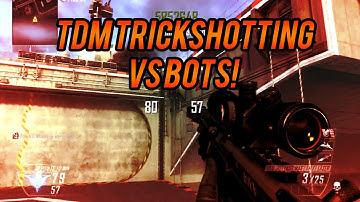 TDM Trickshotting Vs. Bots Episode 4!! (INSANE SHOT!!)
