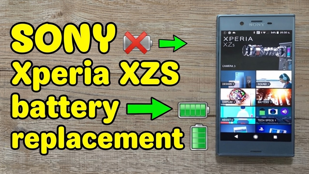 Sony Xperia XZS battery replacement - เปลี่ยนแบตเตอรี่ SONY XPERIA