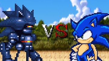 Sonic vs Metalix | Sprite Animation @ERUT_Z