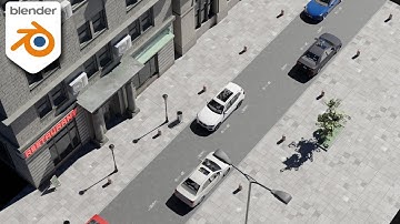 Procedural traffic Blender Addon - Create Traffic super quick