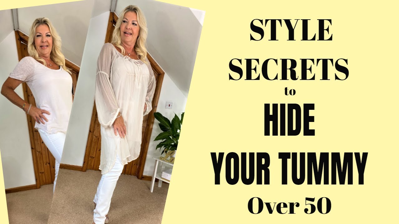 How To Hide A Belly Over 50 │Tops to Wear to Hide Belly Fat 