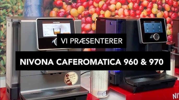 Machine à café avec broyeur intégré, aromatica. Nivona NICR960 - Meg  diffusion