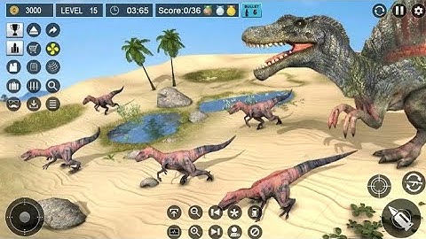 Wild Dinosaur Hunting Games Android Gameplay HD #3