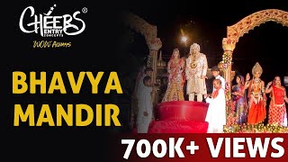 Big Mandir Theme, Hydraulic & Revolving Jaimala Theme, Stage & Concepts, Varmala, Bride, Groom
