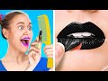 MAKEUP HACKS TO LOOK LIKE A MILLION DOLLARS! || Funny Beauty Tips by 123 Go! GENIUS