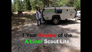 Aliner Scout Lite Review  Mogollon Rim Camping  Lake Mary