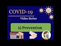 COVID-19 Patient Education: 4) Prevention