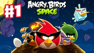 Angry Birds Space - Gameplay Walkthrough Part 1 - Pig Bang Level Teaser screenshot 3