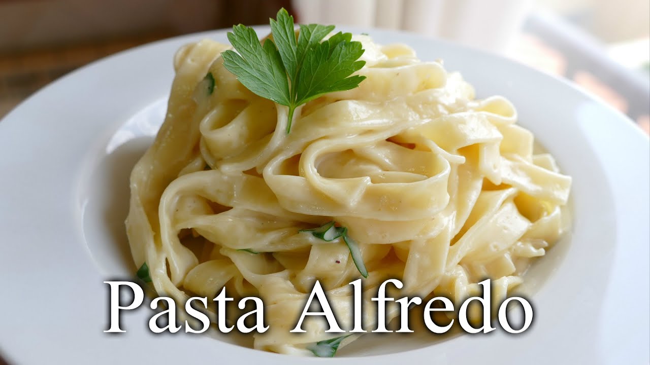 Pasta Alfredo (receta fácil y deliciosa) - YouTube