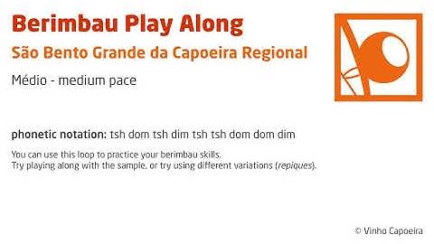 Berimbau Loop - São Bento Grande da Capoeira Regional (medium pace)