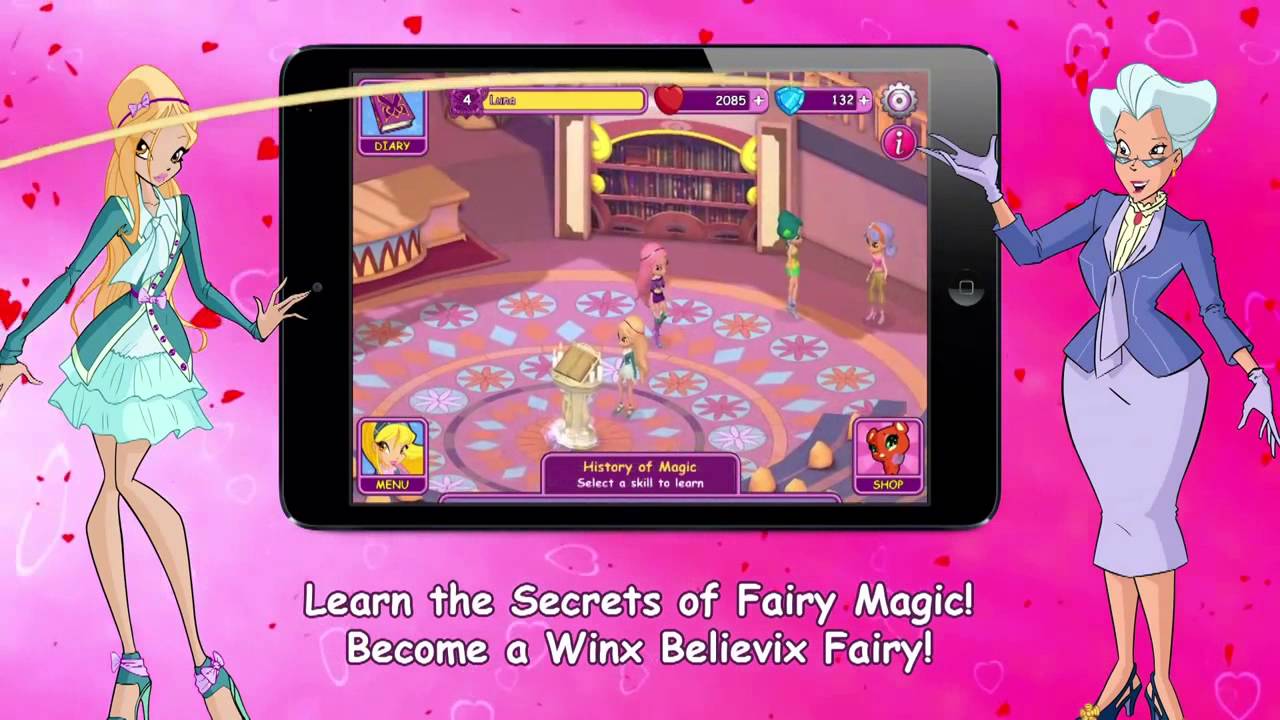 Magic секреты. Школа волшебства Винкс. Волшебная школа Винкс. Игра Винкс Fairy School. Игра Винкс Беливикс.