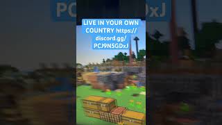 Join today live in your own country #minecraft #create #createmod #speedbuild #creatorpack
