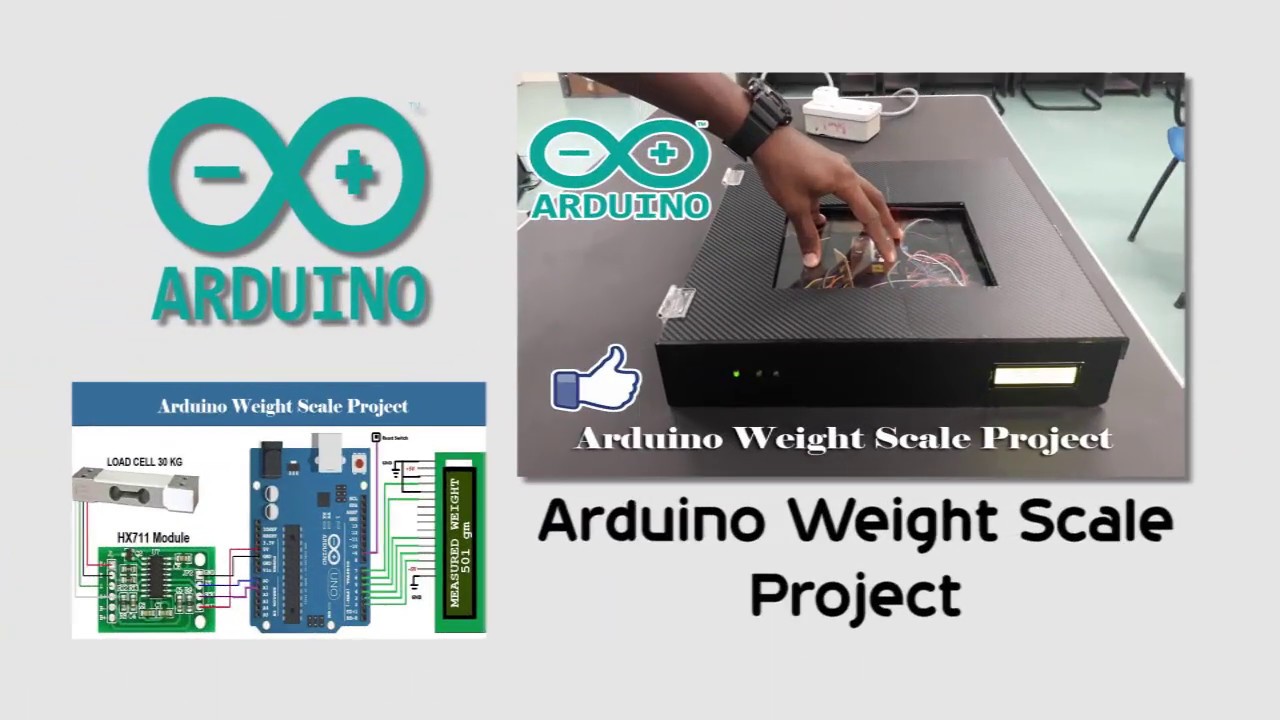 Arduino Weight Scale Project Tested Fully Function - YouTube