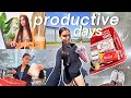 PRODUCTIVE DAYS IN MY LIFE 🍵 healthy habits, running errands &amp; getting my life together!