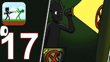 Stickman Zombie Shooter - Gameplay Walkthrough Part 17 Boss Fight - Chapter 6 : Sewers (iOS,Android)