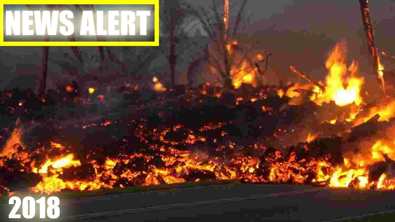 Hawaii VolcanoLava Flow nears Hawaii Geothermal Plant�s