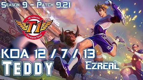 SKT T1 Teddy EZREAL vs MISS FORTUNE ADC - Patch 9.21 EUW Ranked