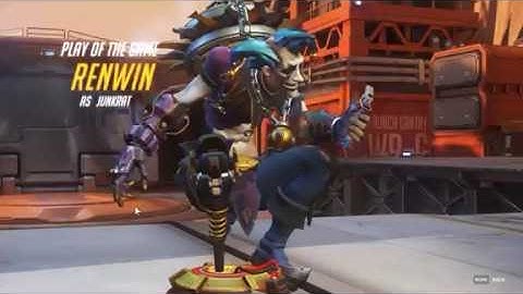 Overwatch Highlights: Junkrat (Play of the Game) 6-3-16