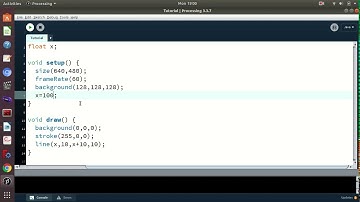 Enseñando a programar con processing. #2. Las variables.