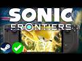 SONIC FRONTIERS Steam Deck Performance Tested In 2026