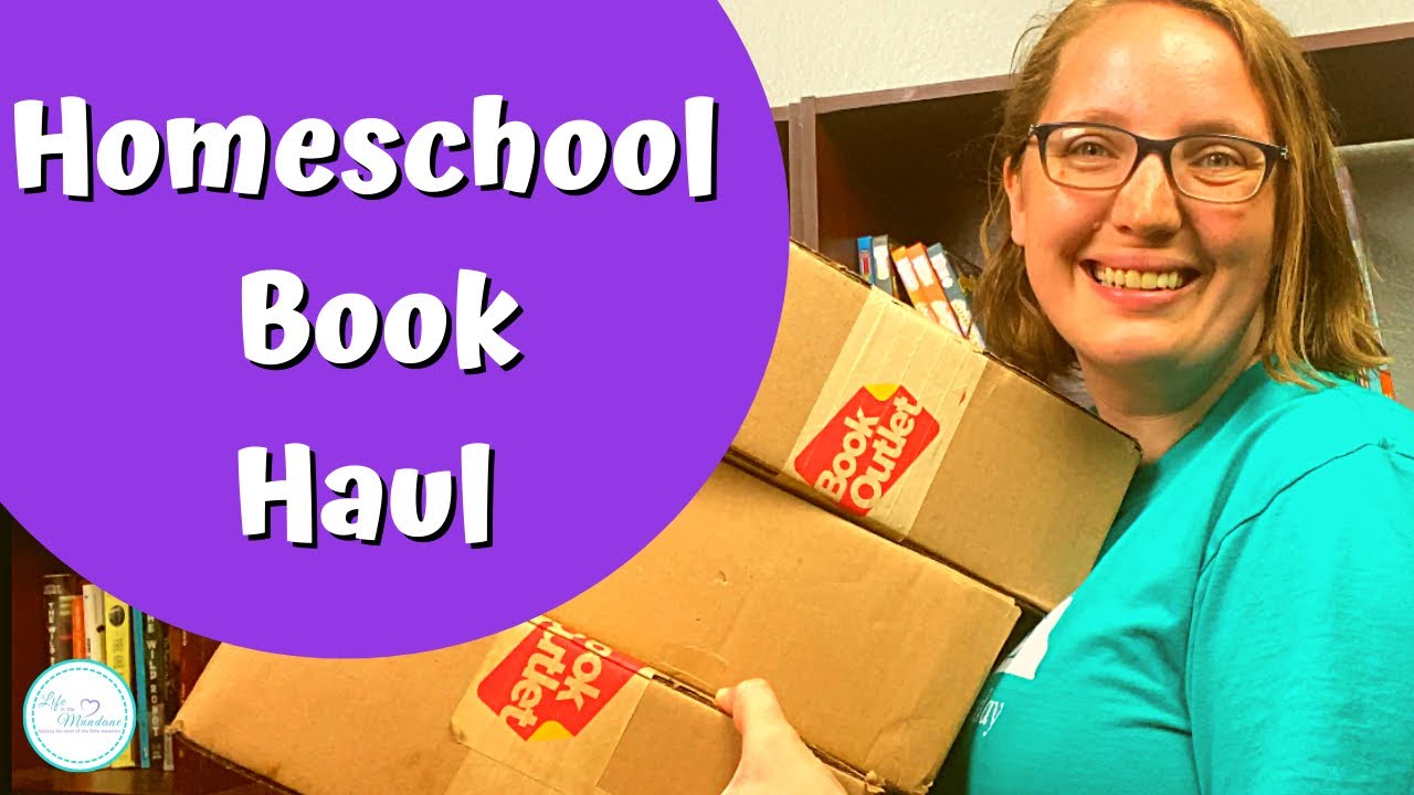 Huge Homeschool Book Haul || Book Outlet || Bargain Books - YouTube