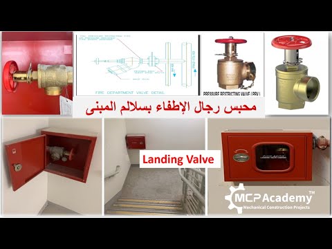   محابس رجال الأطفاء بالسلالم