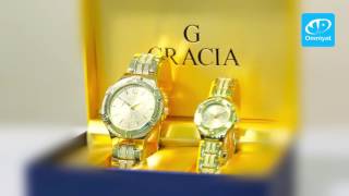 Gracia Stainless Steel Watch For Couple With White Dial GSW035