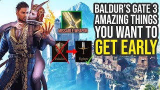 Baldur's Gate 3 Tips And Tricks - Amazing Things To Get Early (Baldur's Gate 3 Gameplay)