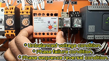 How to work Phase Failure Relay | Full Motor Protection | VSP D2 Complete Wiring#trending #shorts