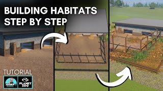 How To Build Habitats In Planet Zoo Tutorial | Build With Me |