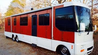 Living full time in a custom motorhome  Detailed walk through