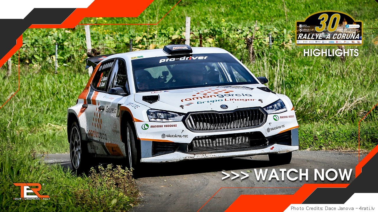 Rallye de A Coruña 2026 Highlights 4K | TER Tour European Rally & TER Historic Round 1