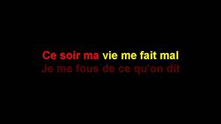 Video thumbnail of "AIDE MOI A PASSER LA NUIT KARAOKE (GUYLAINE TANGUAY)"