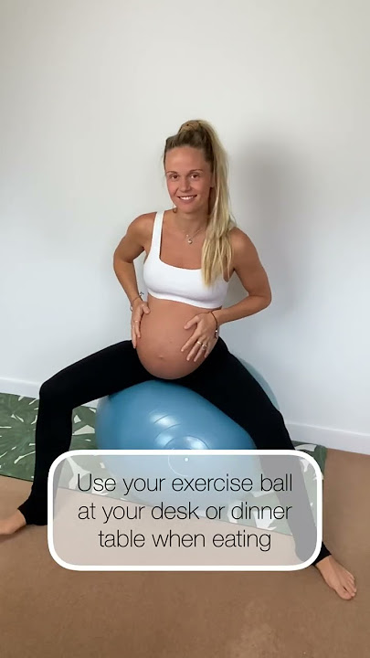 You MUST get an an exercise/birth ball during pregnancy … find out why?!