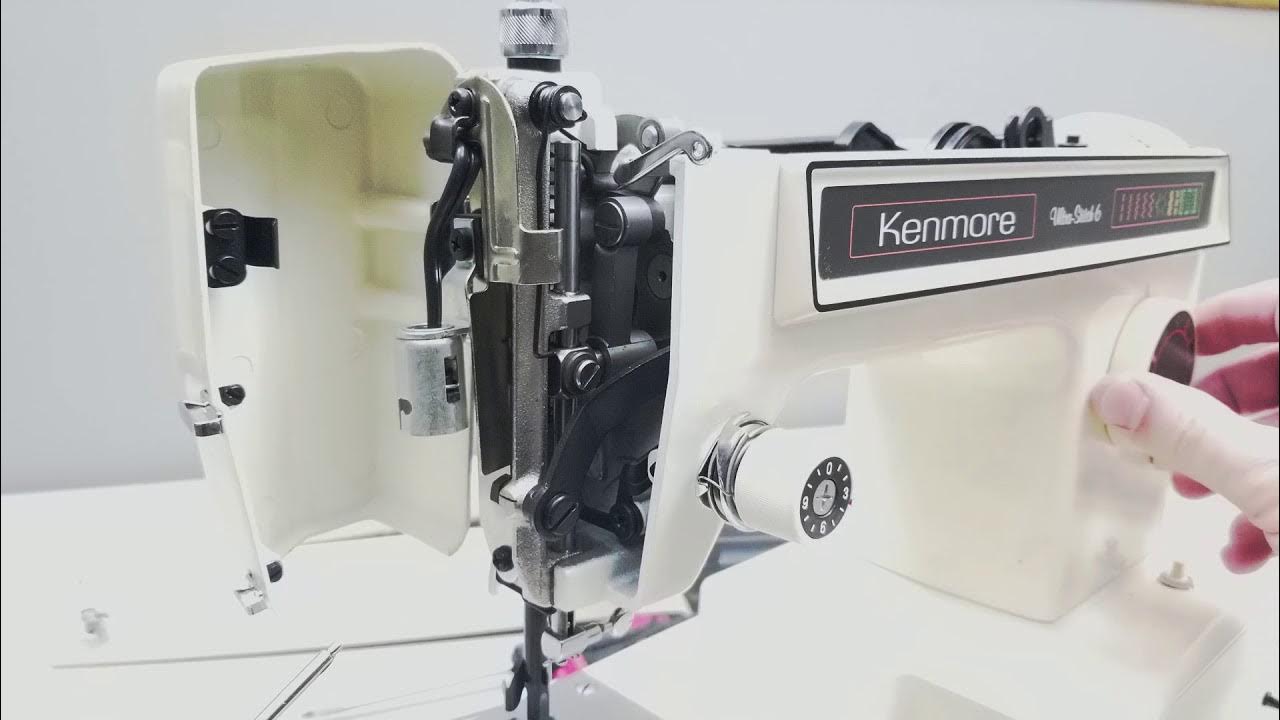 KENMORE 158 SERIES SEWING MACHINE CLEAN & OIL DEMONSTRATION YouTube