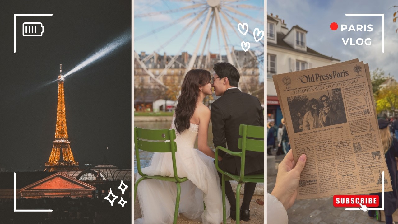 Paris Travel Vlog 🇫🇷 | Elopement Wedding, Must-Dos & Café Guide