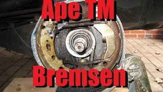 Die Apeschrauber - Piaggio Ape TM Bremsen reparieren und entlüften