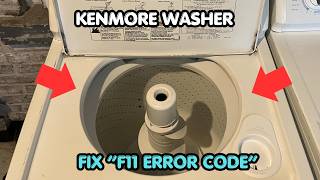 How To Fix Kenmore Washer F11 Error Code?