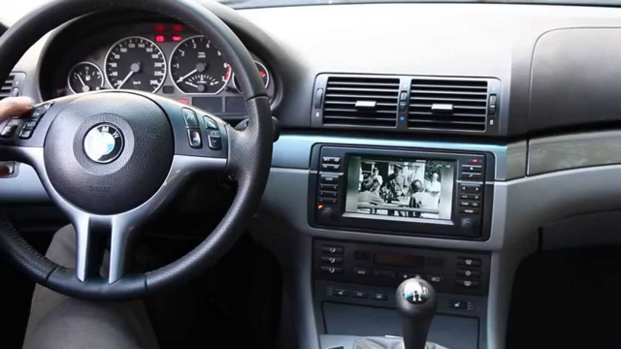 Custom BMW Digital TV Tuner - Steering wheel control - YouTube